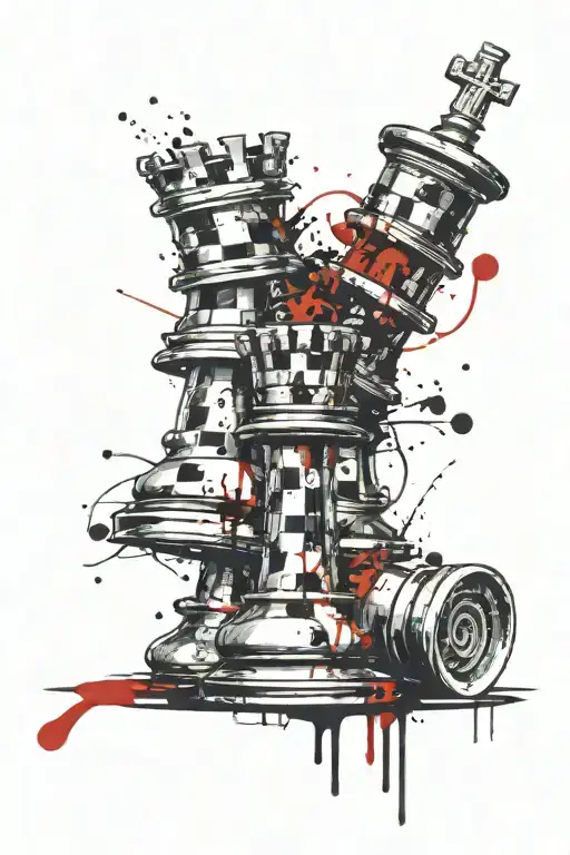 The Chess Rook Stylized