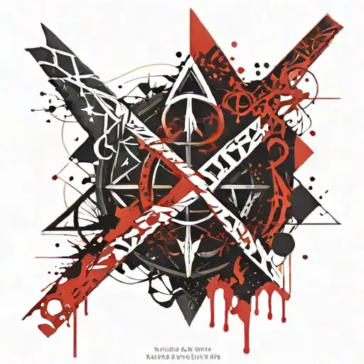 Sirius Black Runic Symbols And Stars Forming Constellations