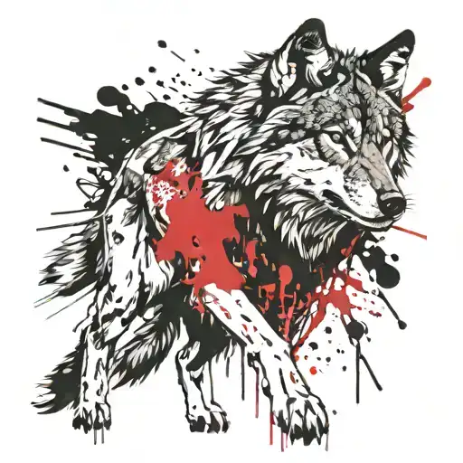 Wounded Strong Wolf