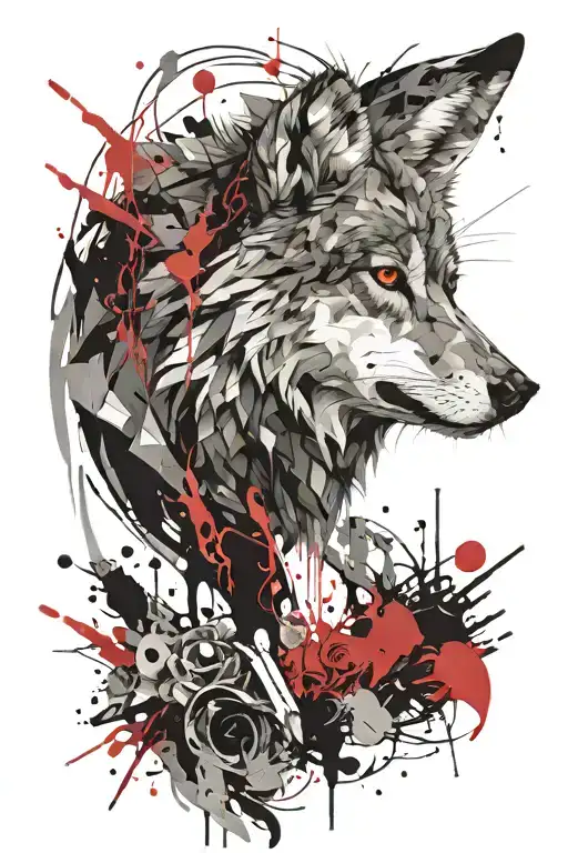 Wounded Strong Wolf