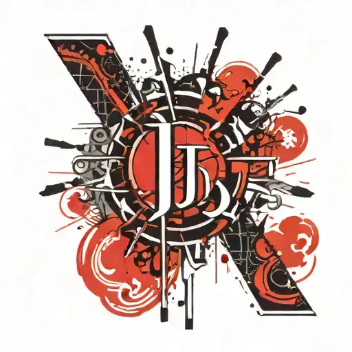 Sun With Letter J For The Rays