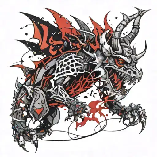 Viking Dragon Bones Wrapped