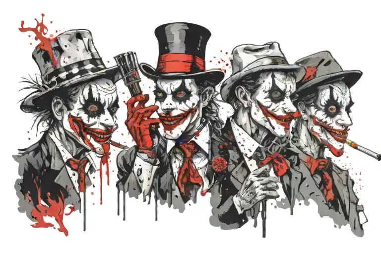 3 Different Jokers Smoking All The Weed In The World