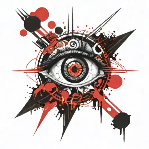 Sharingan Eyes Surrounded By Norse