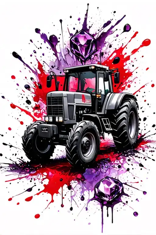 Zach Pisces Feb Amethyst Tractor