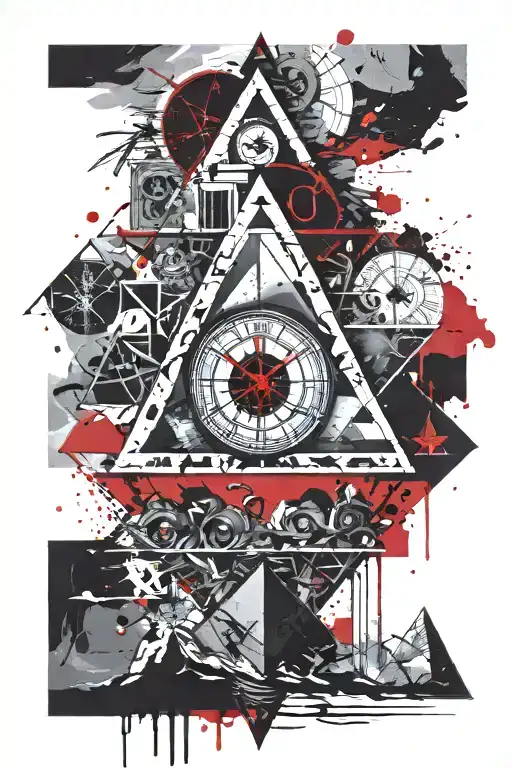 Masons Pyramid Clock