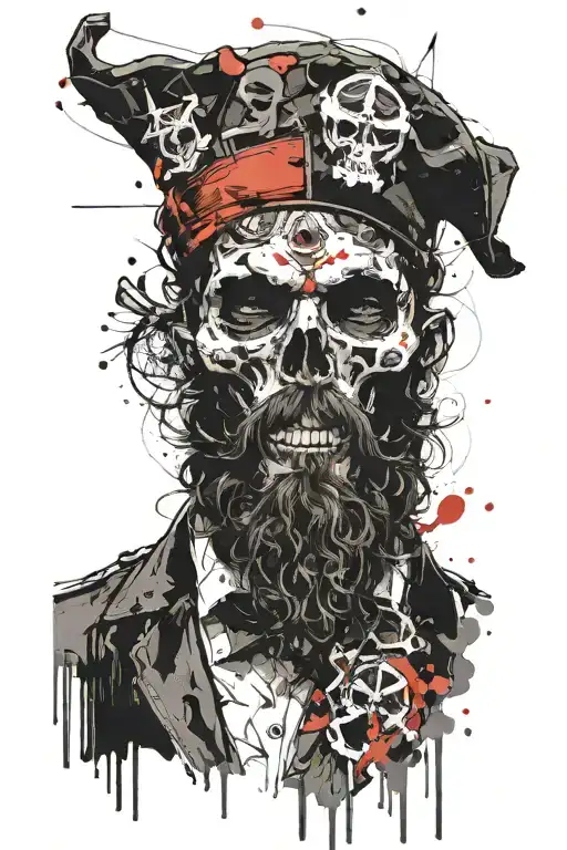 Blackbeard Skull