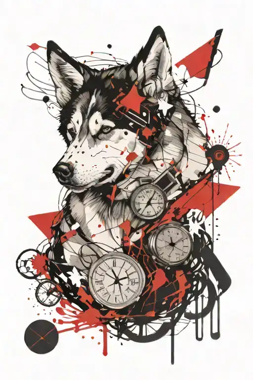 Husky With Time Heals All Wounds Writing Poetry