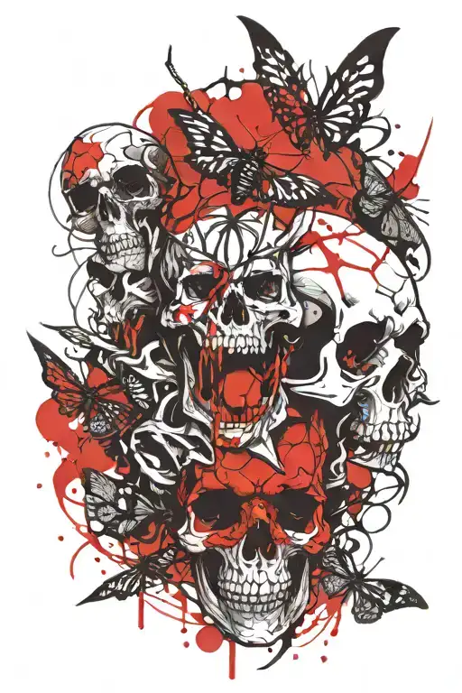 Skull Spewing Spiders