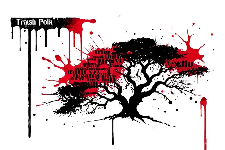 Tree Made Out Of Names