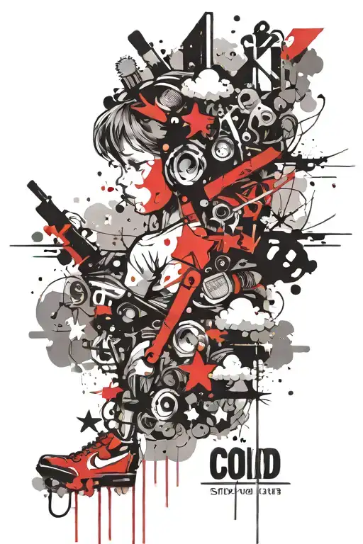 Codd Child Text With Clouds Background