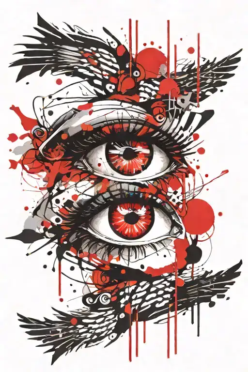 Eye In A Heaven Background