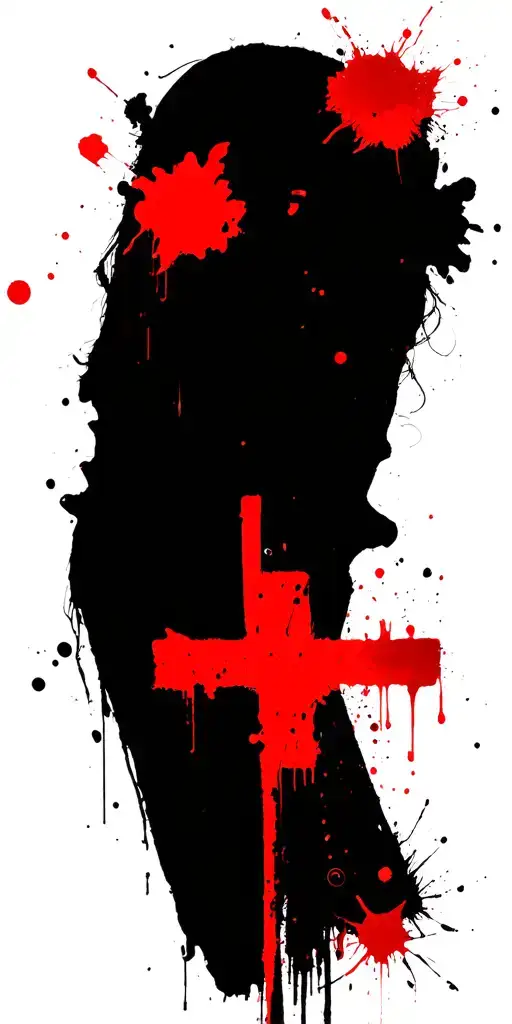 Wicken And Brush Strokes Crosses