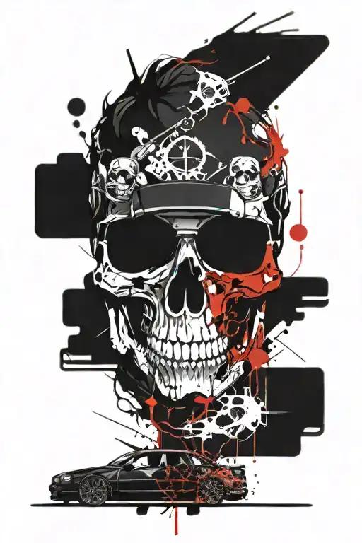 Nissan Skyline Skull