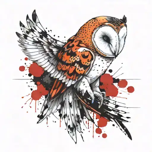 Barn Owl Koi Carp Fish Transforming