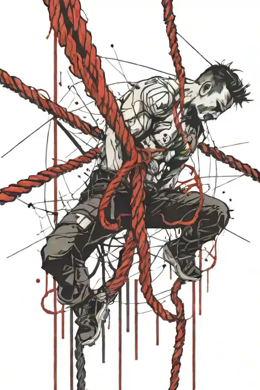 Male Bdsm Bondage Rope Simple