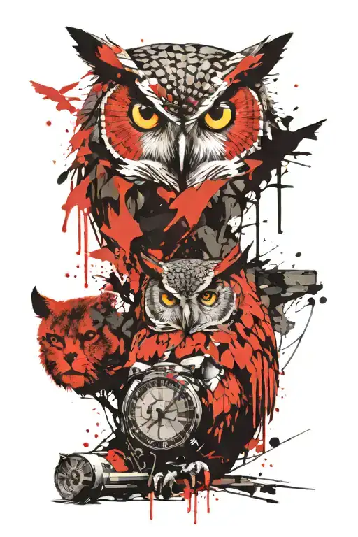 Owl And Bear