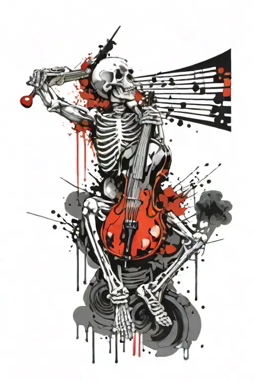 Skeleton And Music