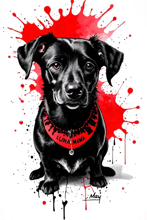 Dog Mama With The Name Luna-may