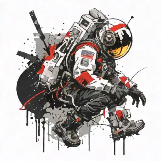 Space Man Money Life Growing