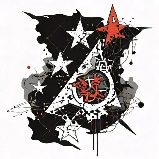 Stars And Chinese Symbols Incorporated