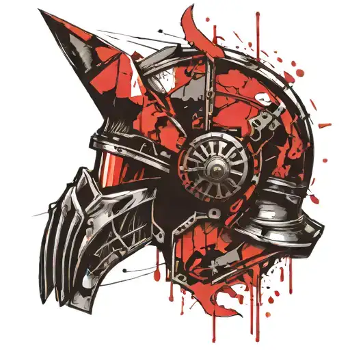 Neo Mechanical Spartan Helmet