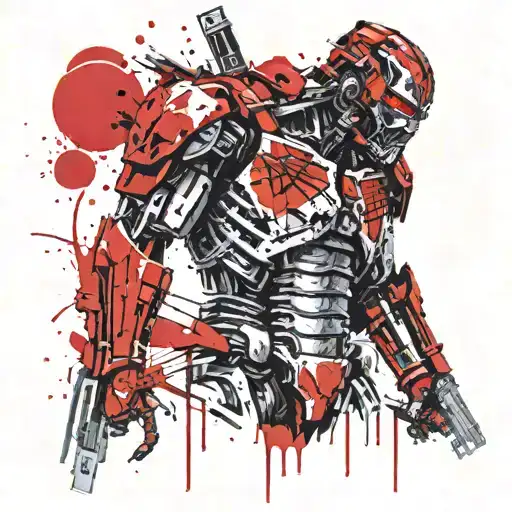 Terminator In Samurai Armor