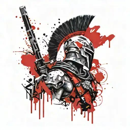 Spartan With Red Trim