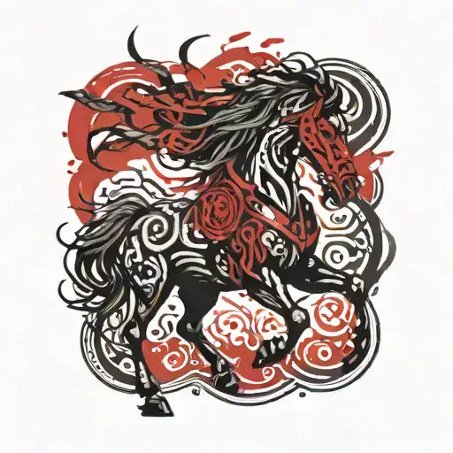 Eight Leg Norse Horse Sleipnir Viking Horse