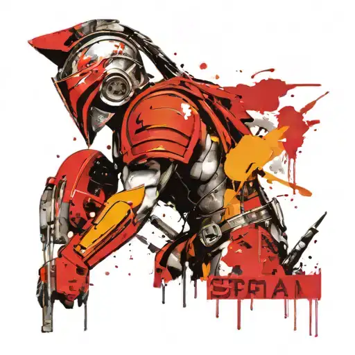 Spartan Staring Into The Distance