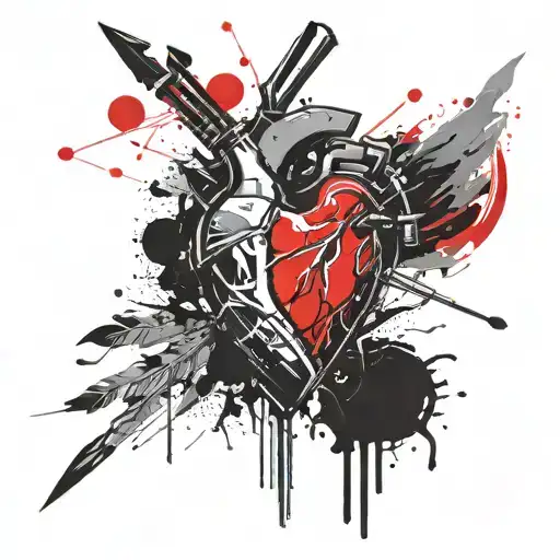 Heart Pierced By An Arrow