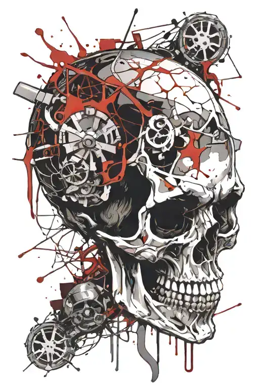 Tribull Skull Inside