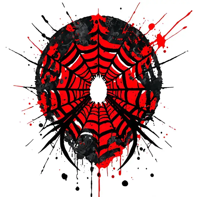 Spiderweb Intricately Woven