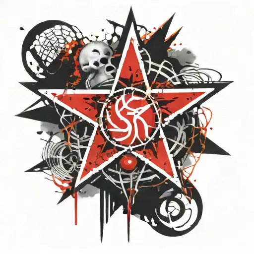 Slipknot 9 Point Star