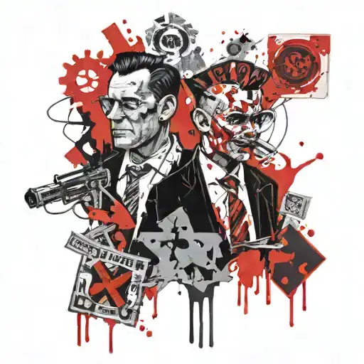 Two Friends With Dollars