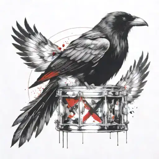 Crow And Drums Mixed