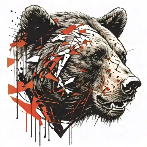 Bear Head From Side Profile