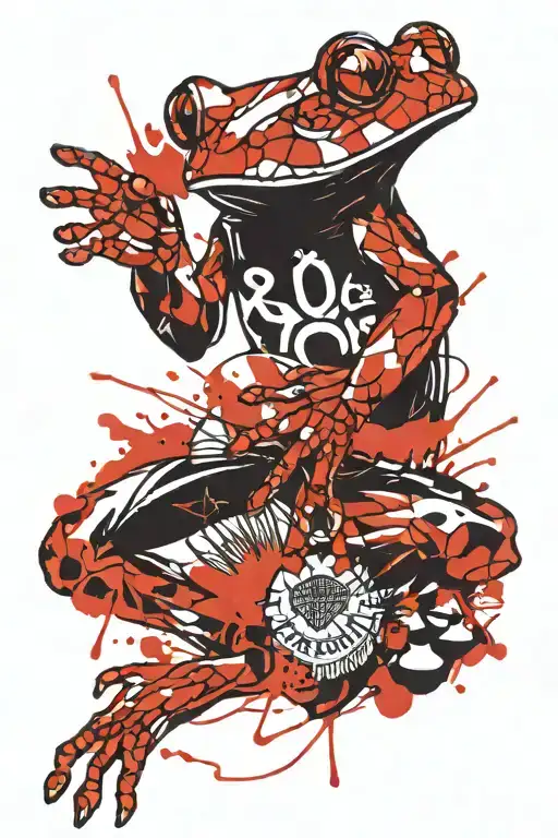 The Logo Of The Olympic Games 80 And Frog