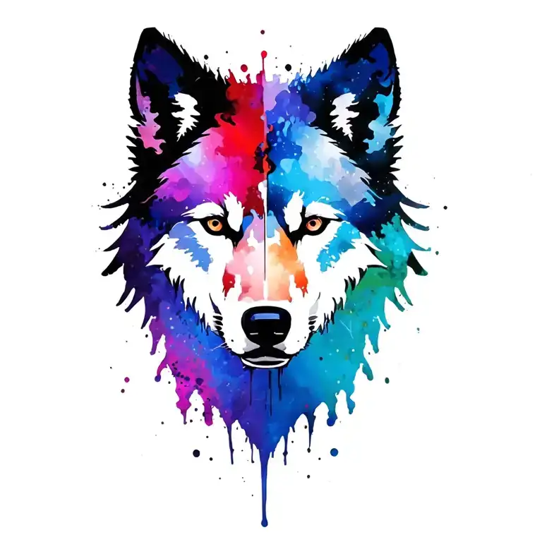 Shadow Wolf Silhouette