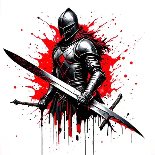 Knight With A Huge Sword