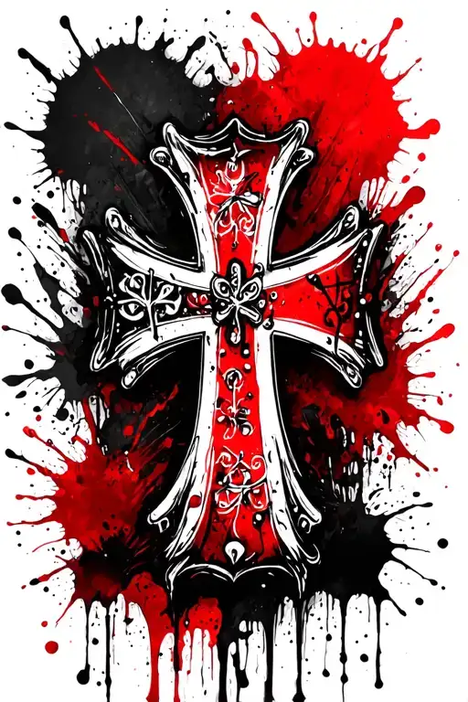 Irish Cross And Rebel Heritage