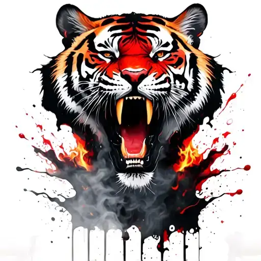 Tiger Claw Fire Smoke Forming