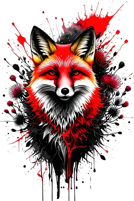 Fox And Thistles
