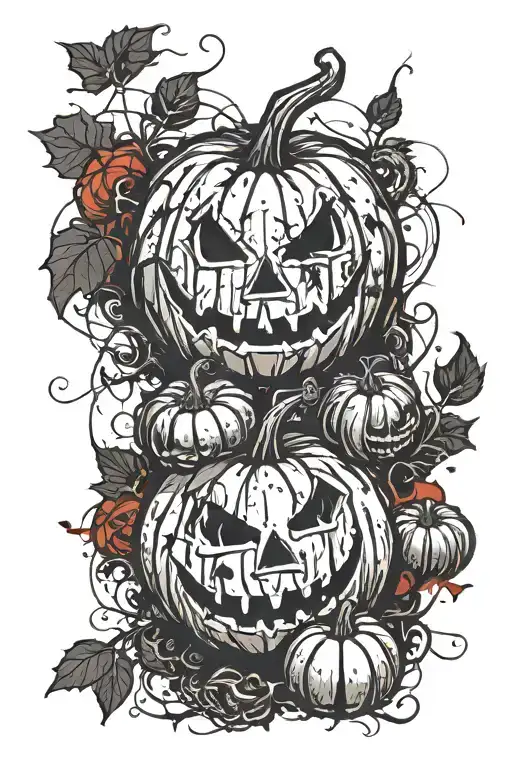 Spooky Halloween Pumpkins