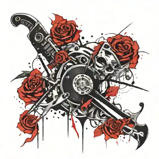 Scythe And Rose