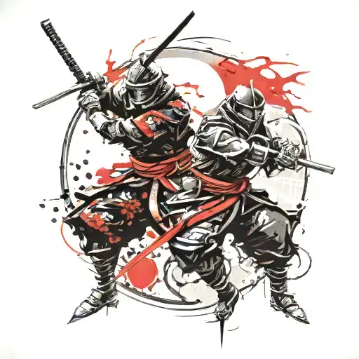 Samurai Ronin Dual Blade Yinyang