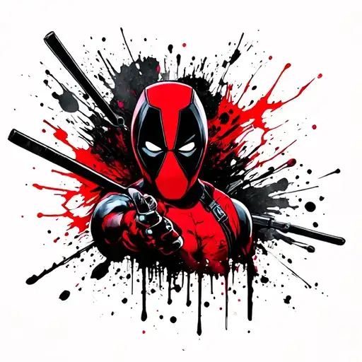 Make Dead Pool From Marvel In This Design