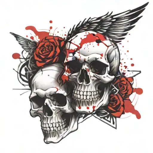 Skull And Family Crest