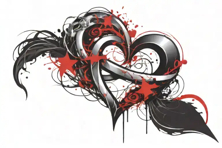 Infinity Symbol On A Heart