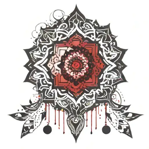 Mandala Gothic Style